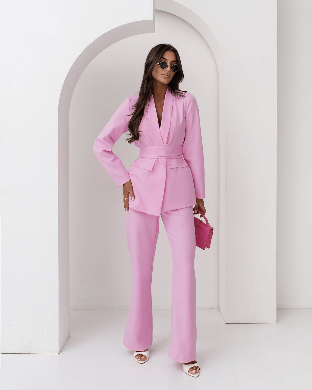 Komplet ELITE SUIT SET różowy