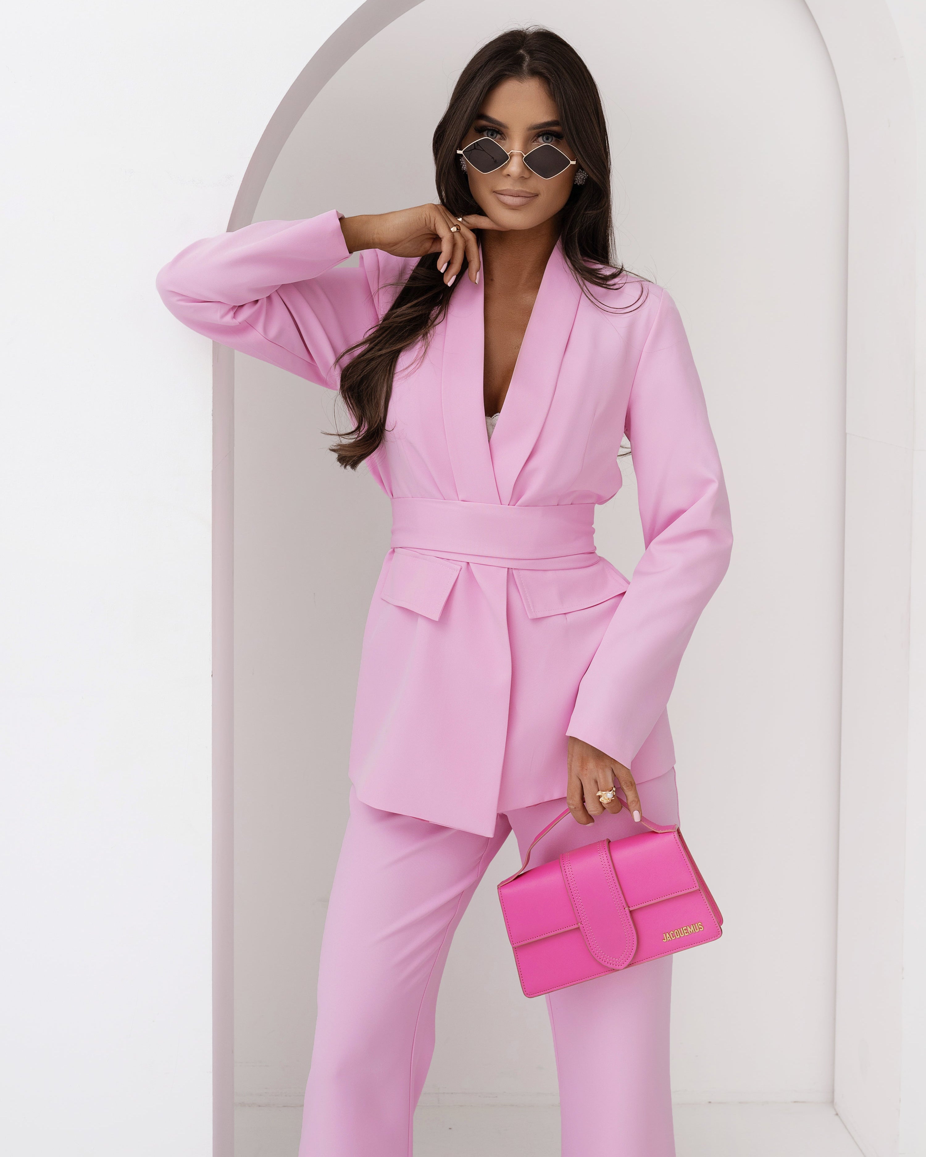 Komplet ELITE SUIT SET różowy