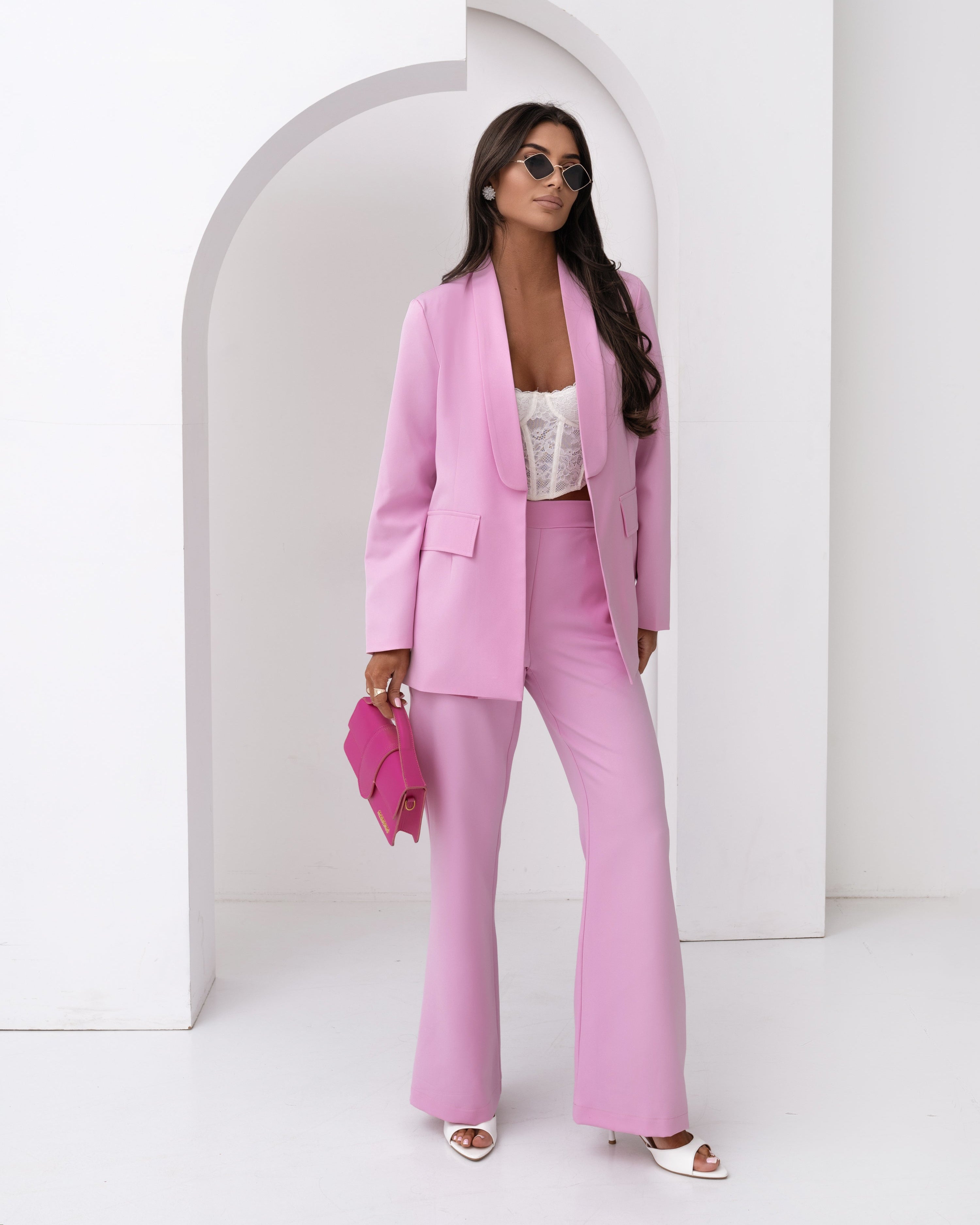 Komplet ELITE SUIT SET różowy