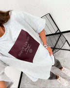 Koszulka bawełniana damska nadruk butik