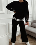 Komplet sweterkowy damski elegancki wiskoza