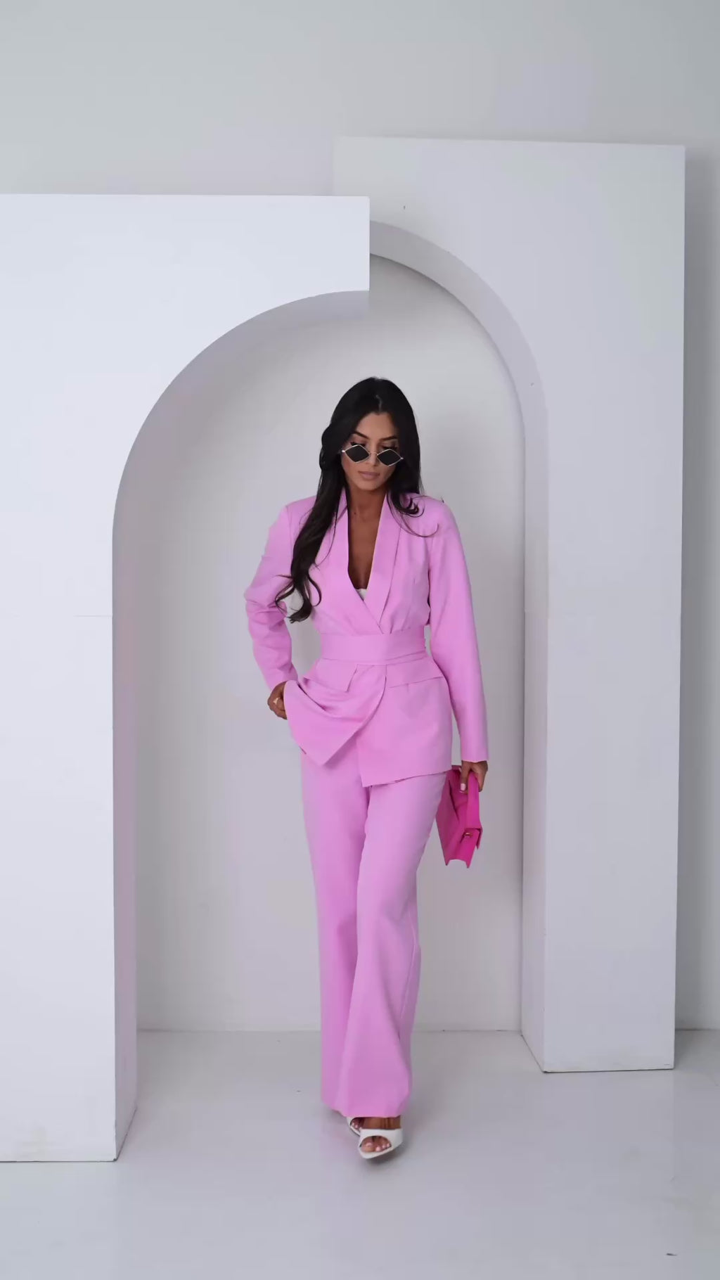 Komplet ELITE SUIT SET różowy